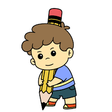 Cartoon Child Writing Isolated Clipart PNG free 24484033 PNG