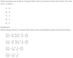 Check spelling or type a new query. Soal Transformasi Geometri Kelas 11 Cara Dan Pembahasan Primalangga