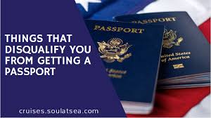Customs will place you under arrest since you have a warrant. Things That Disqualify You From Getting A Passport Soul At Sea
