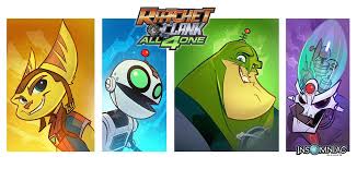 Hero Portraits Characters Art Ratchet Clank All 4 One Character Art All 4 One First Art