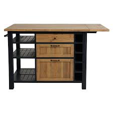 Ikea nous encourage à voir la cuisine autrement et nous donne toujours de plus en plus didées pour bien aménager notre espace de vie. Ilot Central En Bois Recycle Bleu Navy Rivages Meubles De Cuisine Interior S