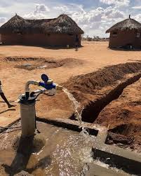 THE PROCESS OF BOREHOLE DRILLING. STEP 1: HYDROGEOLOGICAL/ GEOPHYSICAL  SURVEY: We employ both Digital and Old methods. This gives; ✓Borehole  depth, ✓ Expected yield ✓Expected Water Quality TIMELINE: Exercise 1 day,  Report