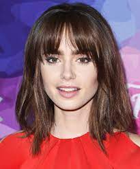 The Best Celebrity Bangs Of 2016 Celebrity Bangs Lily Collins Hair Hair Inspiration