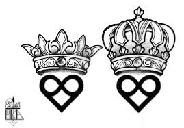 This definitely is one of the most unique kings and queen crown tattoos you could get on hands. Pin On Sketch