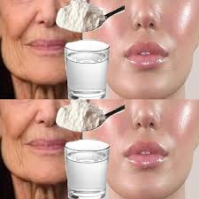 Face lift with natural collagen! At 70 years, Wrinkles disappear in 3  minutes!🌟Skin care Must express something to keep getting my recipes....  Thank you😍 Recipe in (c.o.m.m.e.n.t ).