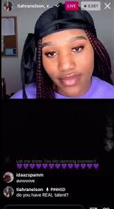 Girl Trying Not to Laugh While Singing