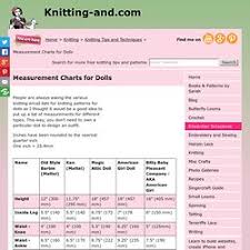 doll measurements size comparisons pearltrees