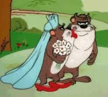 The tasmanian devil's wife appears infrequently, but when she does it is always with her husband. Taz Looney Tunes Gifs Tenor