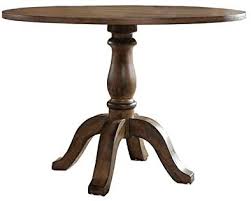It can be a stunning addition to a small dining space, or it can be a large accent table. Amazon Com Best Master Furniture 42 In Round Dining Table Vintage Brown Tables