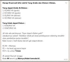 Mau beli token listrik online? Cek Fakta Penjelasan Pengguna Listrik Yang Tidak Bisa Mendapat Diskon 50 Persen Merdeka Com
