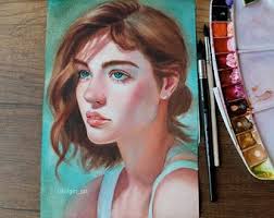 Signed 'hope' Portrait Art Print