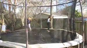 Powered by the curved classic 6 pole enclosure, kids can soar to a new height of backyard fun and keep safe inside the trampoline. Bouncepro 14 Trampoline With Flex Enclosure Review Youtube