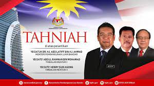 Dasar pembangunan luar bandar (dplb). Ucapan Tahniah Atas Pelantikan Menteri Timbalan Menteri I Dan Timbalan Menteri Ii Kementerian Pembangunan Luar Bandar My Life News Agency