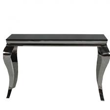 Napoleon Black Glass Console Table In 2020 Console Table Black Glass Coffee Table Black Glass Dining Table