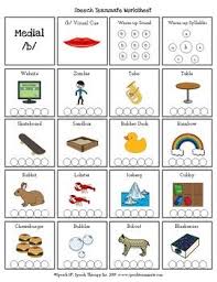 I even tried, without aid, to master the french pronunciation, as i found all the letters and sounds described in the book. Articulation Worksheet With Words To Help A Child Say The B Medial Sound Medial Sounds Articulation Worksheets Sound Worksheet