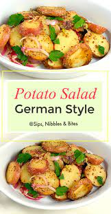 German Potato Salad Sips Nibbles Bites Recipe German Potato Salad German Potato Salad Recipe German Potatoes