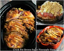 You will never fix ham any other way again! Crock Pot Brown Sugar Pineapple Ham