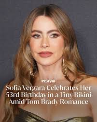 Sofia Vergara's bikini is very birthday suit adjacent. Click the link below  to see the photos ⬇️.