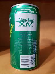 Pittsburgh Steelers 1987 Sprite Superbowl Xiv Pittsburgh Steelers Win Can Steelers Win Pittsburgh Steelers Steelers
