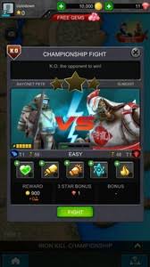 Robot fighting game (mod, unlimited money) apk para android descargar gratis. Iron Kill Robot Fighting Game Robo Juegos De Lucha Android Juego Apk Com Playmotionsg Ironkill Por Play Motion Pte Ltd Descargue A Su Movil Desde Phoneky