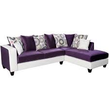 White And Purple Sectional Sofa Comfortable Sectional Sofa Purple Furniture Purple Sofa