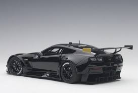 They represent the closest link in modern times between corvettes built for racing and the road, sharing unprecedented levels of engineering and components including chassis architecture. Chevrolet Corvette C7 R Plain Body Version Black Autoart