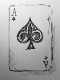 Possibly The Easiest Yet Classy Drawing Of Playing Cards Cool Drawings Easy Drawings Drawings