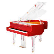 Aire Acrylic Clear Baby Grand Piano For Sale
