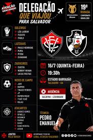 Confira os relacionados do Vasco para o jogo contra o Vitória