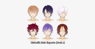 Anime hairstyles male airstyles for boys & men [2020. Anime Hairstyles Male Up Photo Kisekae Boy Hair Export Png Image Transparent Png Free Download On Seekpng