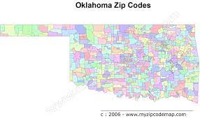 Find zip codes by address, zip codes by city, or zip codes by state and compare shipping rates for usps, ups, and fedex. Oklahoma Zip Code Map