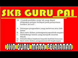 Untuk mendapatkan soal pppk guru honorer pai dan jawabannya silahkan klik tautan yang sudah disediakan berikut ini. Contoh Soal Cpns 2018 Tes Skb Cpns Guru Pendidikan Agama Islam Pai Qwerty