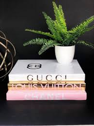 3 Large Designer Marble Coffee Table Books Marble Gold Pink Decorative Books In 2020 Coffee Table Decor Living Room Table Decor Living Room Chanel Book Decor