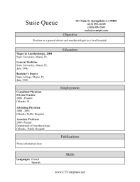 Can be longer than other two types. Medical Cv Template