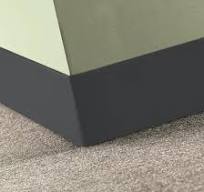 Tarkett / Johnsonite Baseworks 2 1/2" Thermoset Rubber Wall Base Type TS 282 Vaporize 2.5" x 120' Roll by 0.125" Straight (Toeless)