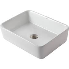 chrome ceramic vessel lavatory sink combo