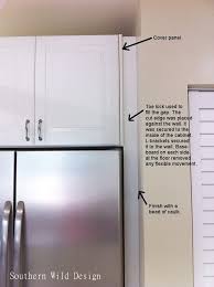 Ikea S Over The Fridge Cabinet Southern Wild Ikea Kitchen Remodel Kitchen Cabinets Trim Ikea Kitchen Cabinets