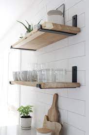 These Heavy Duty Floating Metal Shelf Brackets Create Strong Floating Shelves And Make A Bold St Floating Shelves Kitchen Floating Shelves Diy Floating Shelves