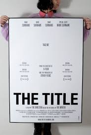 Movie Poster Template The Title Movie Poster Template Book Report Poster Template
