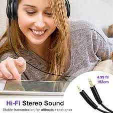 Amazon.com: Replacement Audio Cable Cord for Bose Headphones Aux Wire 3.5mm  to 2.5mm Compatible with Bose 700 Quietcomfort 25 QC25 35 QC35 QC35II 45 ...