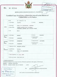 Useless Govt After 35 Years Waiting Zimbabwe Starts Issuing Birth Certificates To Gukurahundi Victims Birth Certificate Birth And Death Birth