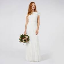 Nine By Savannah Miller Ivory Frilled Bridal Dress Debenhams High Street Wedding Dresses Wedding Dresses Bridal Dresses