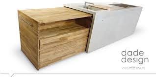 Outdoorkuche Dade Concrete Dade Design Concrete Works Betonkuchen Und Betonwaschbecken Made In Switzerland