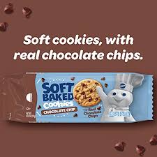 All the flavor and goodness you expect from pillsbury cookie dough in a ready to eat cookie. Pillsbury Soft Baked Cookies Chocolate Chip 18 Ct Pricepulse