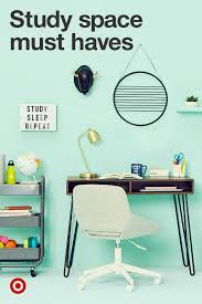 If You Re Looking To Give Your College Student A Nice Study Spot Then Be Inspired By This Minimal Modern Dorm Room Baby Room Organization Wooden Office Chair