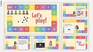 I will only use your name and email to send you, two or three times a month, a newsletter with the new templates i've posted. Interactive Board Game Free Powerpoint Template Google Slides Theme Slidesmania