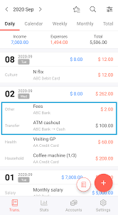 You will be charged interest on the amount you withdraw from the day you take it out until you pay off the balance. How To Record A Transfer Money Manager Help Center