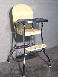 Vintage Mid Century Cosco High Chair Stainless Steel Tray Vintage High Chairs Chair High Chair