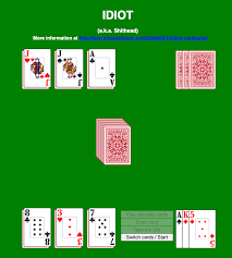 Idiot's target is not to be the last carded person. The Story Of Cardgames Io