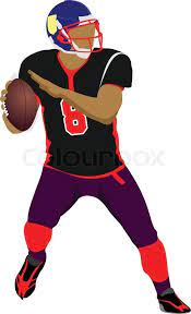 Alle infos zu baumgartlinger, alaba, arnautovic & co. American Football Spieler Silhouetten Stock Vektor Colourbox